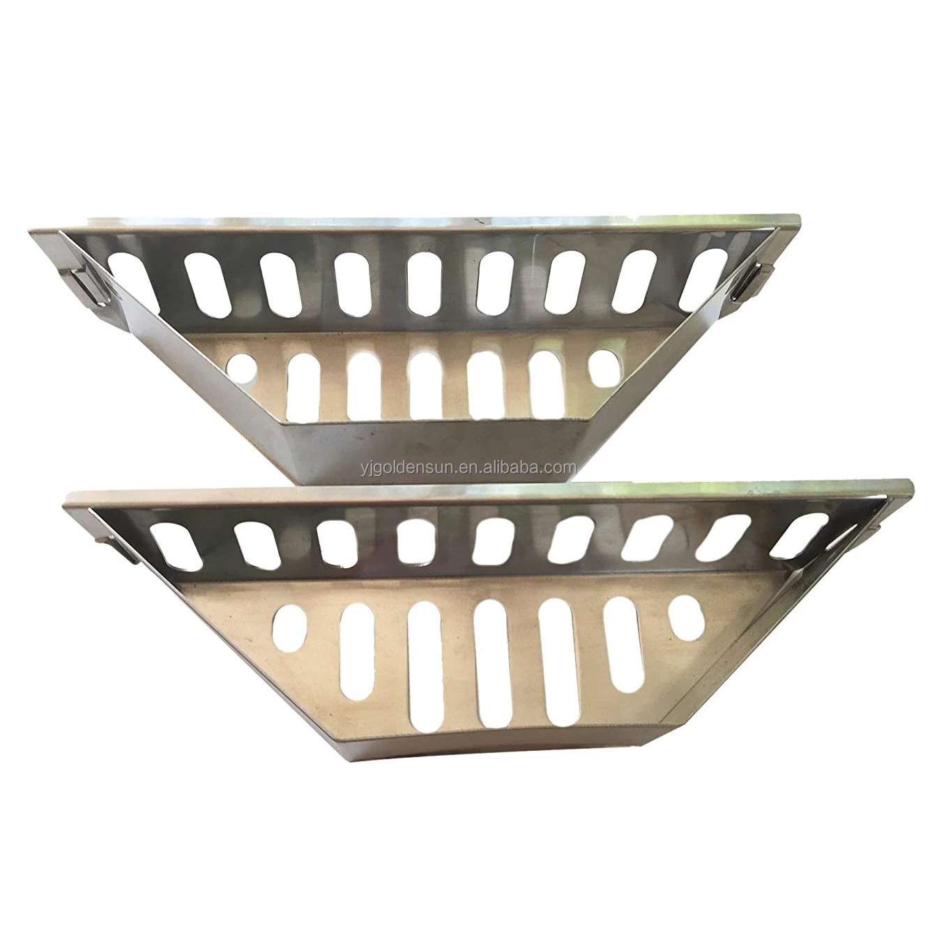 Heavy Duty Stainless Steel Bbq Charcoal Fuel Briquet Holders Basket