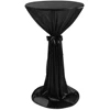 hot sale 30"x42" ice cream silk cocktail table cover high boy bar table cloth factory manufacturer for banquet party decoration