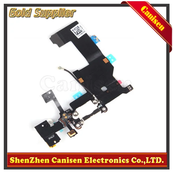 Replacement Charging Port Flex Cable Ribbon Parts For iPhone 5