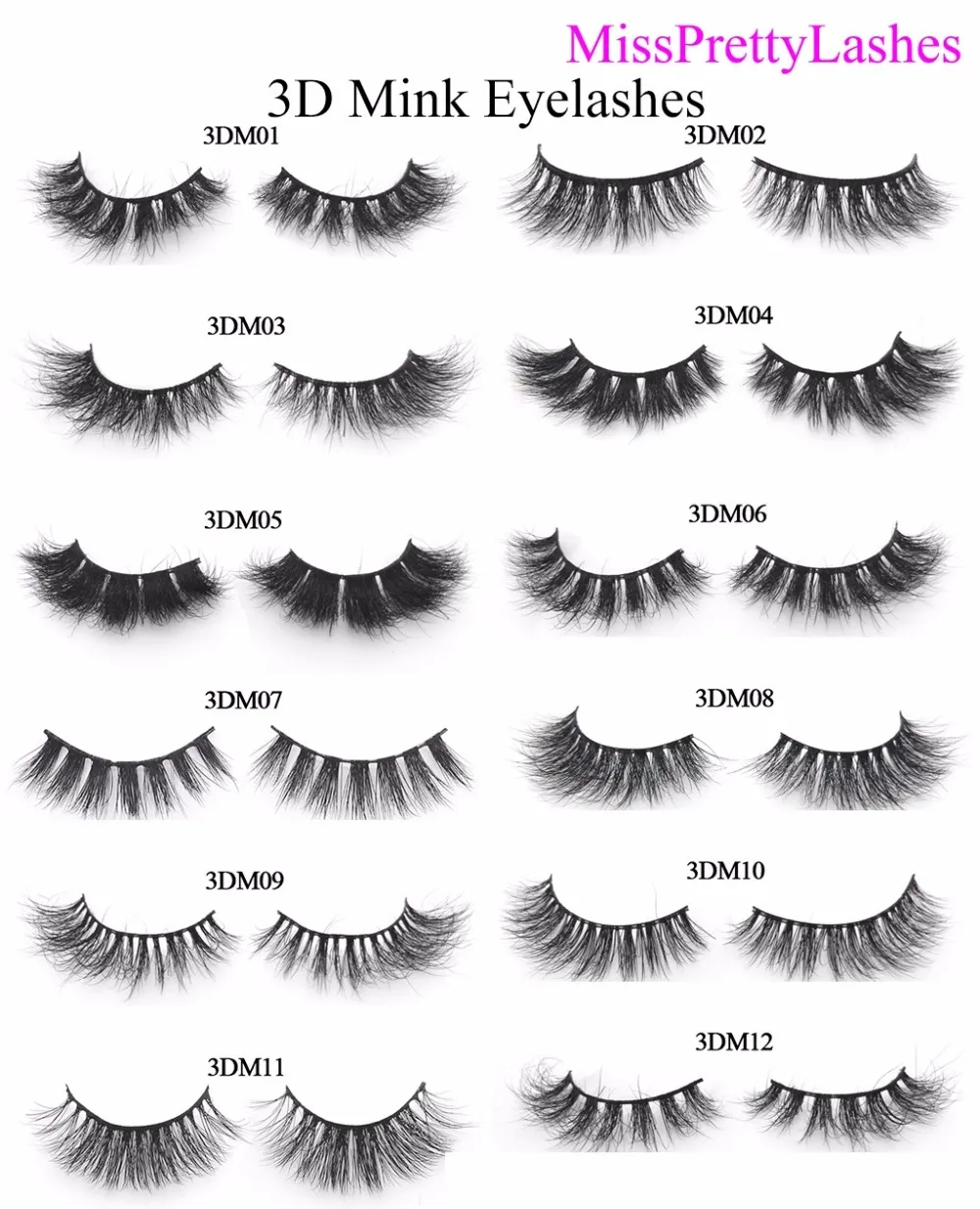 Hybrid   Volume Eyelash Extension Use 0.07mm 14mm Length Prefanned 