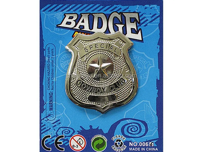 toy police badge