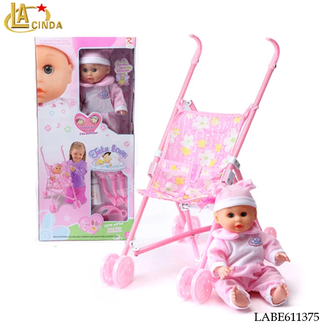 plastic doll stroller