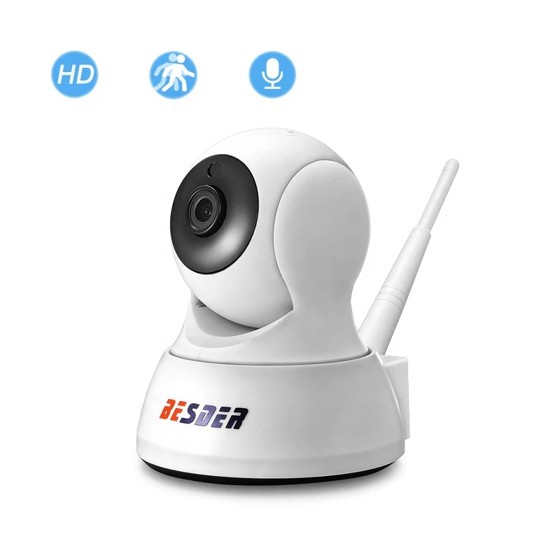 

BESDER 720P Two Way Audio P2P Wireless Security Camera Indoor Home Surveillance Wifi CCTV Camera Ip Motion Detection