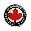 Newest popular custom jeans labels private brand leather patch for clothing and hat