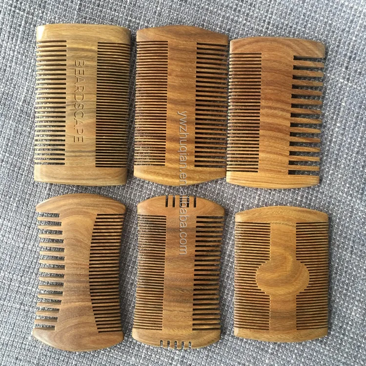 premium cherry wood baor bristle brown tips beard brush