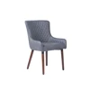 Nordic Modern Simple Household Backrest Customizable Dining Room Chair PU dining Chair Backless Armless Wood Dining Chair