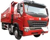 China HOWO A7 one bunk diesel engine 10 tires tipper truck for sale