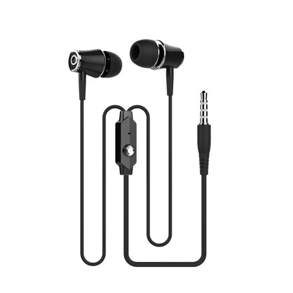 

Custom Mobile Phone Cheap fone de ouvido erap hones earpiece cuffie auricolari Wired In Ear Earphone, Black/white