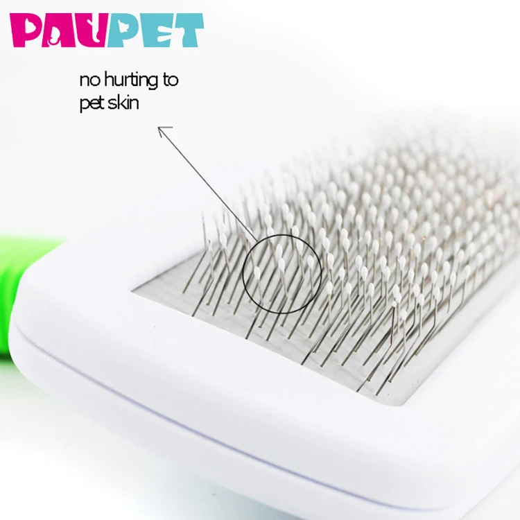  Self Cleaning Slicker Brush for Gently Removes Loose Undercoat, Mats and Tangled Hair with Your Dog or Cat Will Love Being Brus