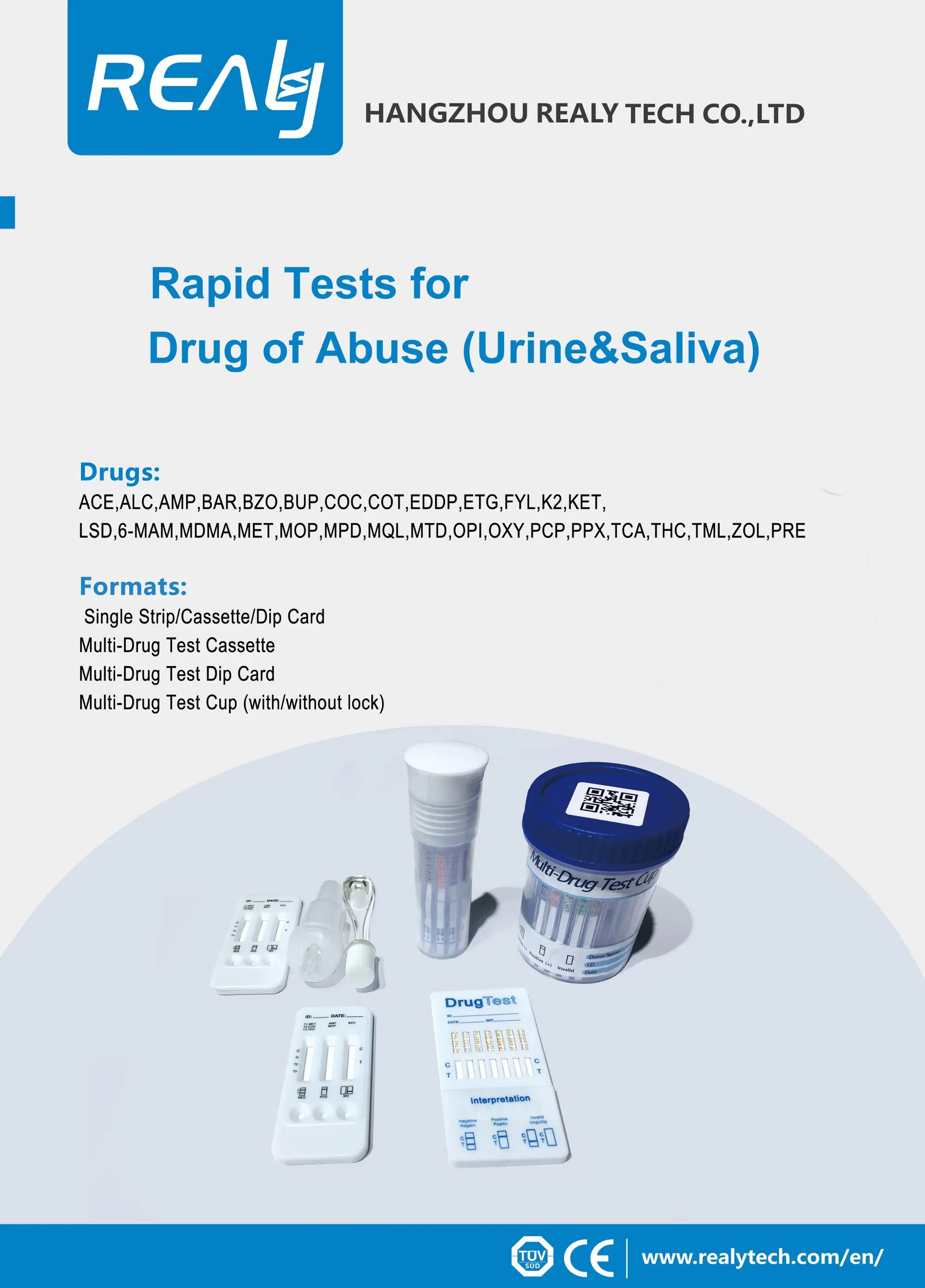 One Step 4 Panel Drugtest Card Multi Drug Test Doa Card Test High