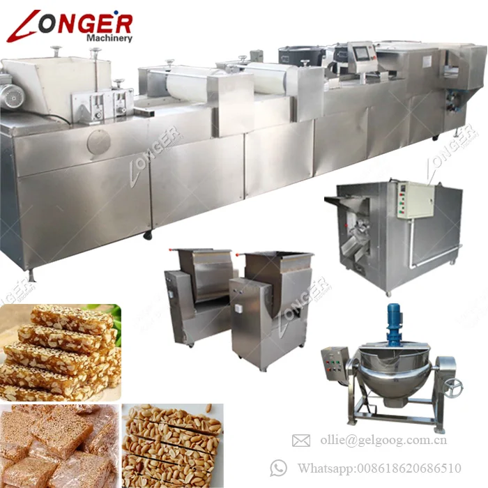 Professional Supply Full Automatic Peanut Nougat Sesame Sugar Chikki