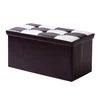 best choice products clothing folding large leather storage stool pink bench rest stool seat
