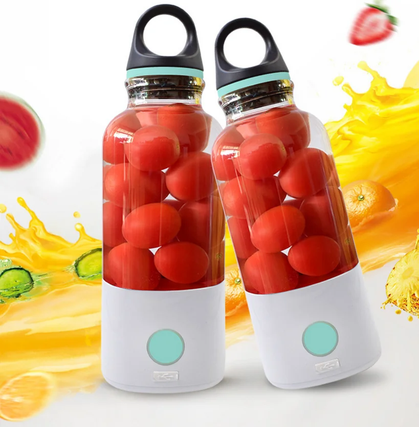 Portable 600ml Blender Electric Mixer Juicer Fruit Juice Usb Charging Juice Mini Blender