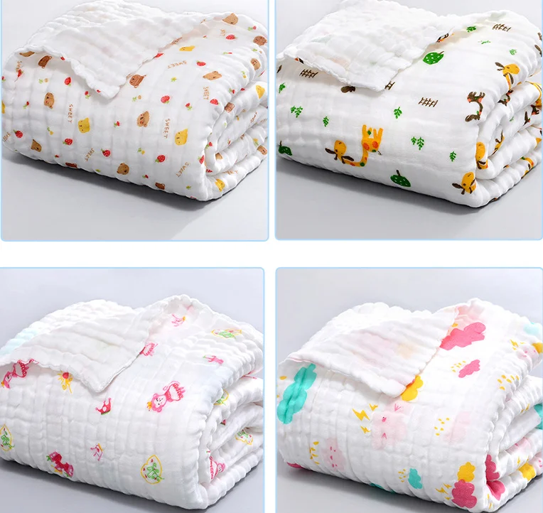 100cotton Material And Used Blanket In Korean Baby Newborn Blanket