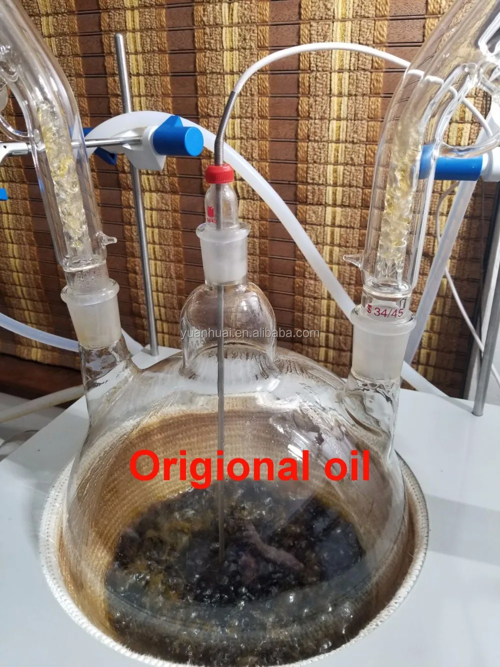 Distillation Column Vigreux Glass Condenser 300mm In Indentation Length With 24/40 Joints