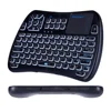iPazzPort latest Bluetooth RGB backlit Infrared wireless keyboard remote with touchpad mouse combo for tablet ipad firestick TV