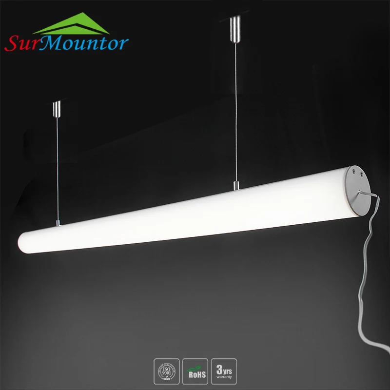 Gypsum Led Light Strip Diffuser Channel Round Aluminium Profile