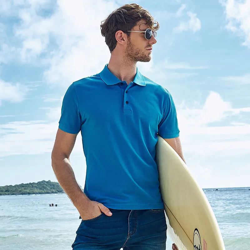 

custom logo mens short sleeve polo t shirt polo logo shirt, Any color