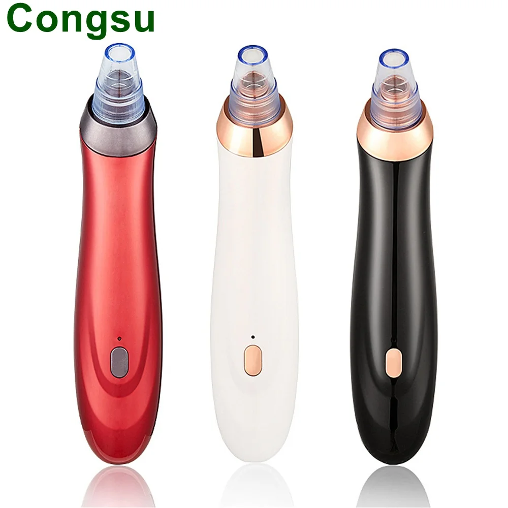 

Congsu The Most Effective Blackhead Vacuum Acne Cleaner Pore Remover Electric Skin Facial Cleanser Care Pore Cleaner