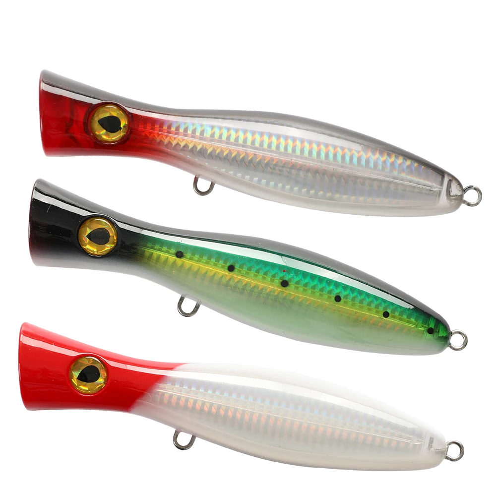 

HONOREAL Seabass Top water Popper 160mm 88g Hard Fishing Lure, Customized