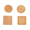 Amazon Simple Modern Wooden Heat Insulation Tea Coasters Cup Holder Mat Pad Coffee Drinks Placemat Cup Bowl Pad