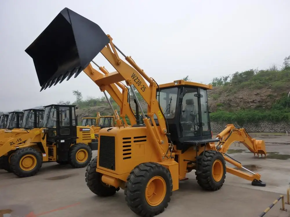 
Compact Backhoe Loader WZ30-25 2.5Ton Wheel Digger Excavator 