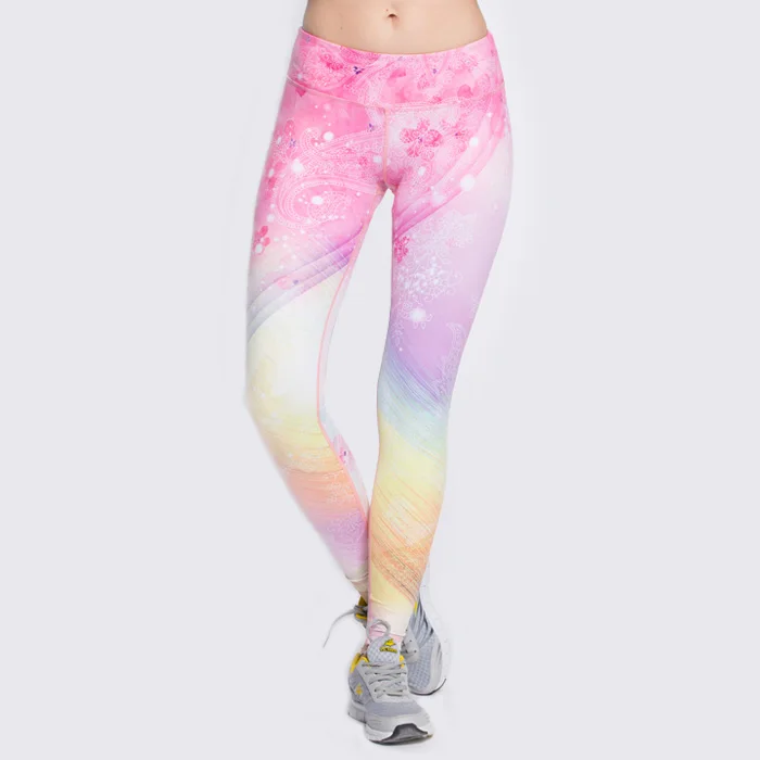 

High Waist Best Women Tight Hot Pink Yoga Pants, Customized colors