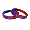 Cheap promotional custom fitness silicone bangle, hot rubber wristband