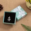 Custom luxury paper gift jewelry velvet ring earring box gift boxes