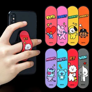 BTS Bulletproof Group Adhesive Phone Grip Elastic Belt