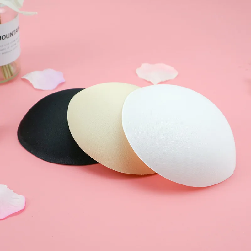 

Sponge pad insert piece breathable massage round chest cotton wrap bra back yoga cup, Black,white ,nude