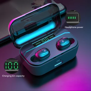 Digital Display Wireless Earbuds Samsung iPhone