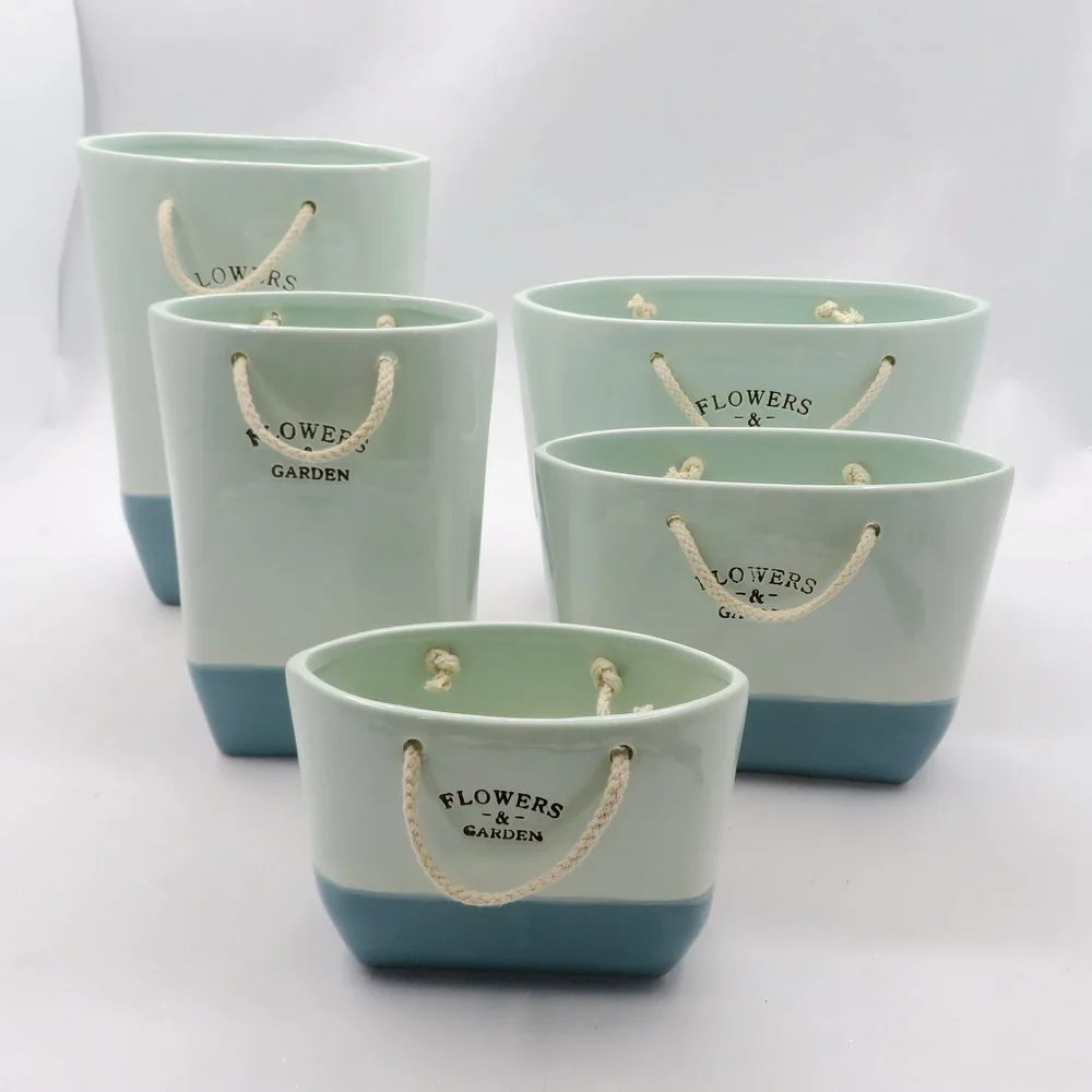 

AYT14-007 cheap black decorative indoor nursery mini plastic flower pot, Customized