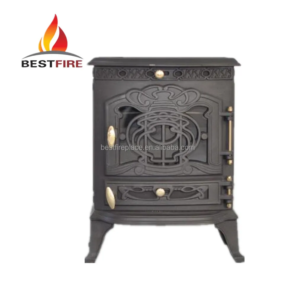 Smokeless Multi Fuel Fire Stove Parts Baroque Indoor Heating