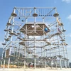 team building obstacle high rope course