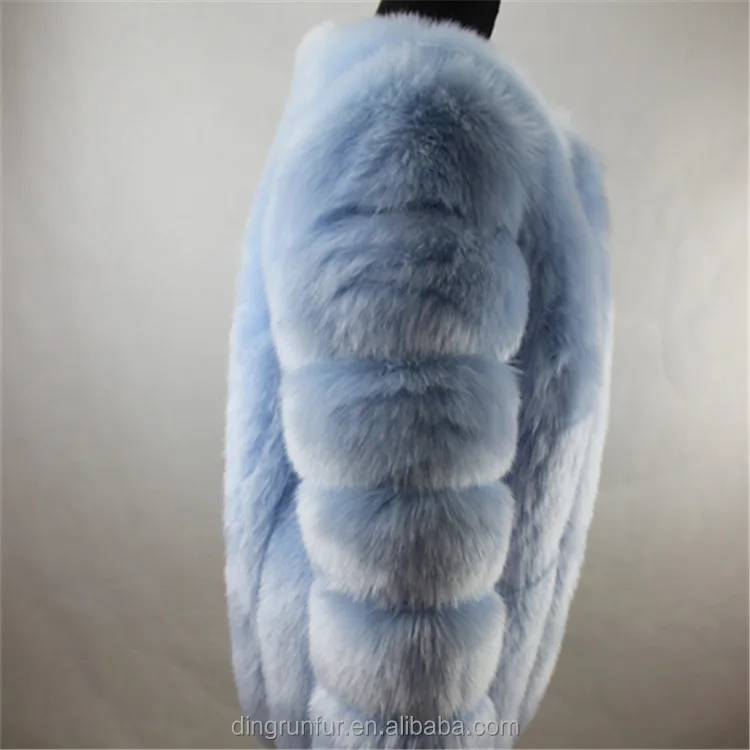 
Dingrun Factory Direct Sale artificial fur jacket wholesale Faux Fur coat 