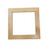 Natural Color Square Wooden Frame For Wood Crafts