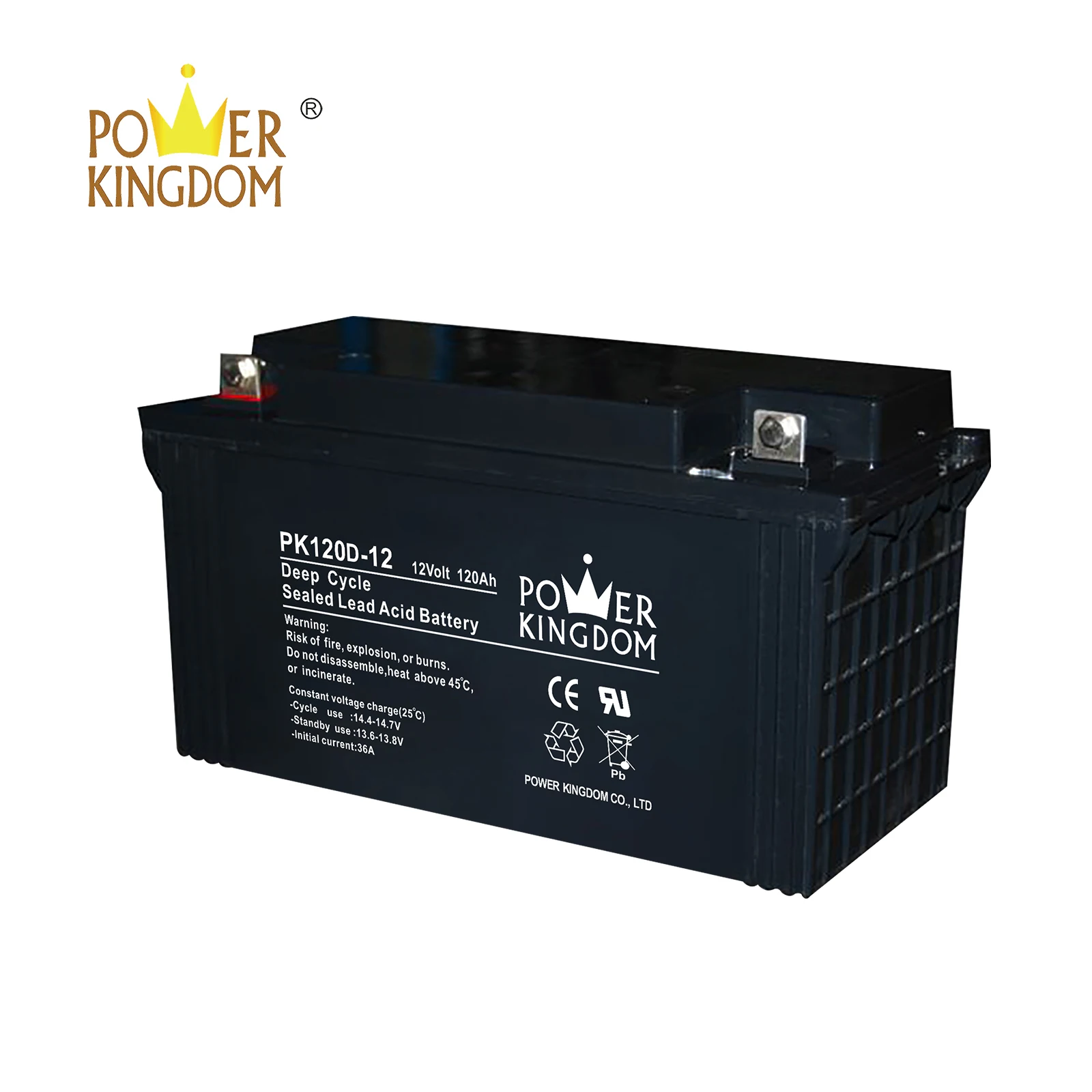 cycle 125ah 12v agm deep cycle battery factory price