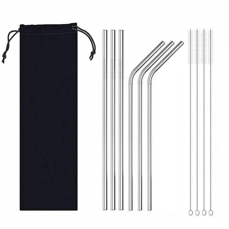 

Hot Selling Customized Reusable Stainless Steel Straw Eco