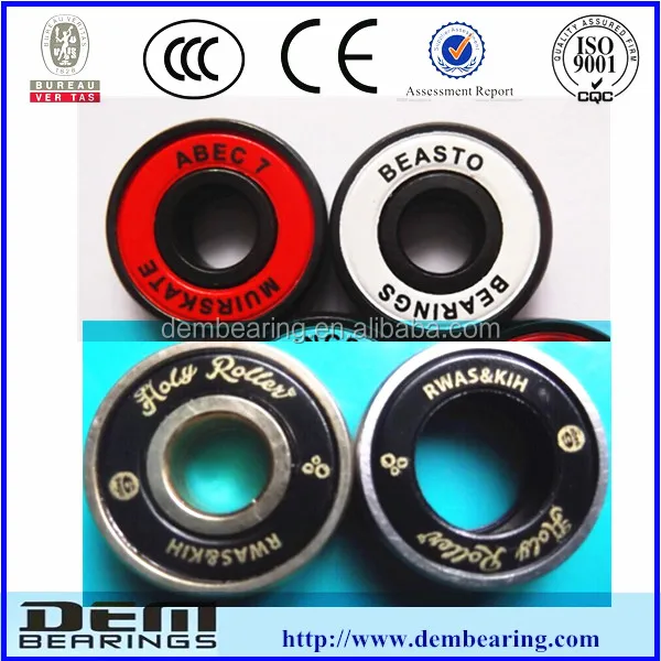 skateboard bearing 608 abec 9 spacer build-in bearing with integrated spacers