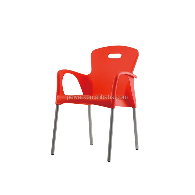 China Supplier Pp And Aluminum Legs Green Plastic Chair For Sale Buy