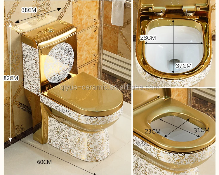 Fashion Bathroom Sanitary Ware Wc Gold Color Toilet Buy Gold