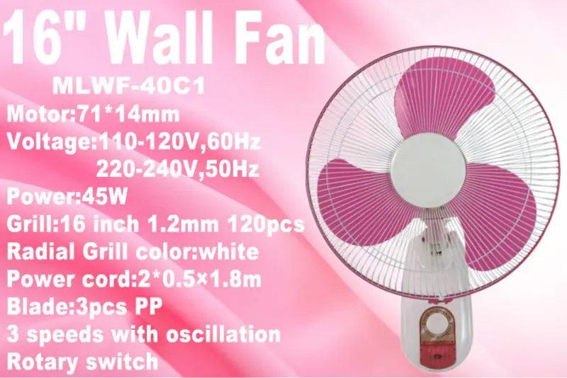 small pink fan