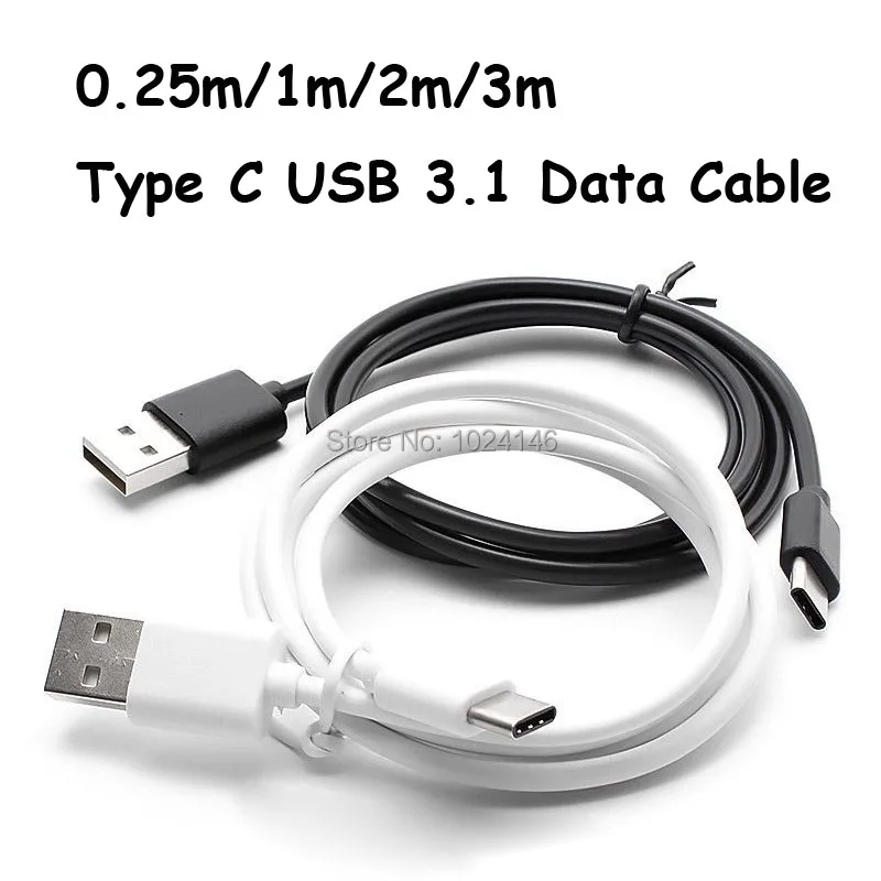 New 25CM 1M 2M 3M Universal USB 3 1 Type C Charging Cable Type C USB