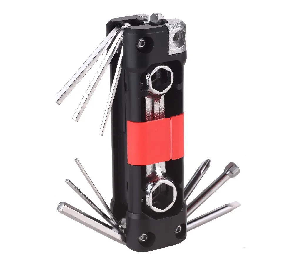 Biumart Bicycle Repair Tools Multifunction Mountain Bike Fix Kit With