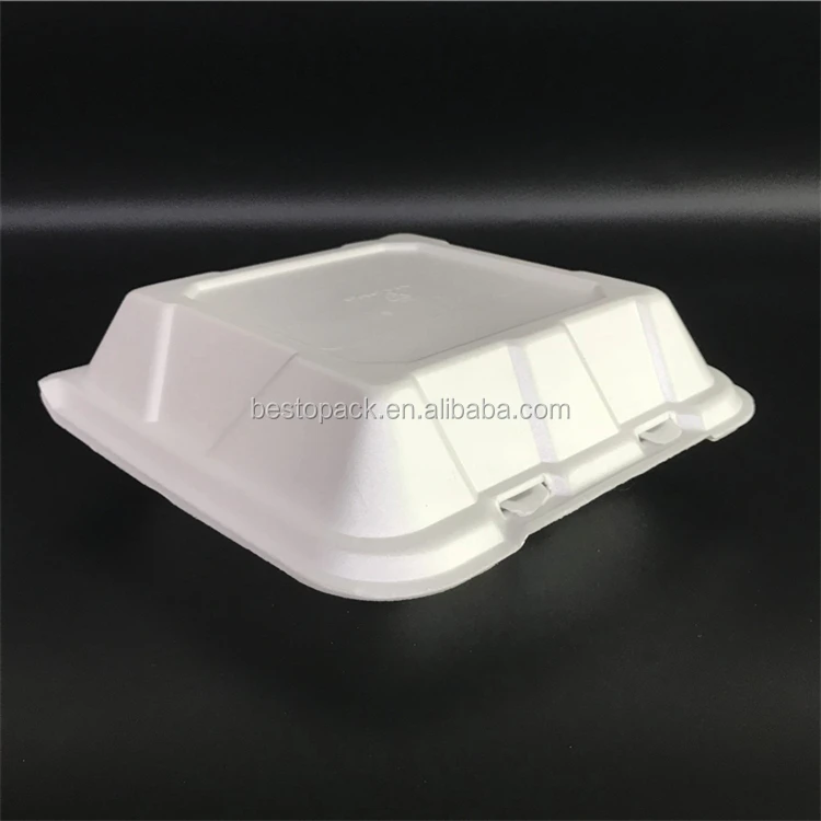 HB10 Food Take Away Large BURGER BOX Foam polystyrene Disposable CONTAINERS x250 