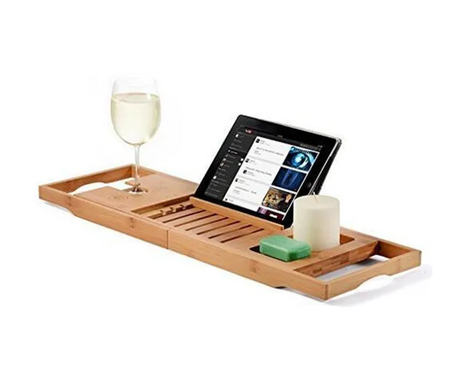 

bathroom accessories wooden bath bathtub reading tray, Natural