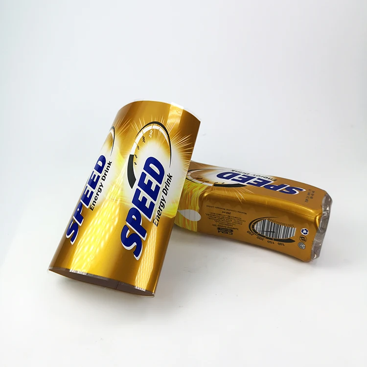 
High Quality Custom Printing PET Heat Shrink Label for Energy Drink Bottle Packaging 