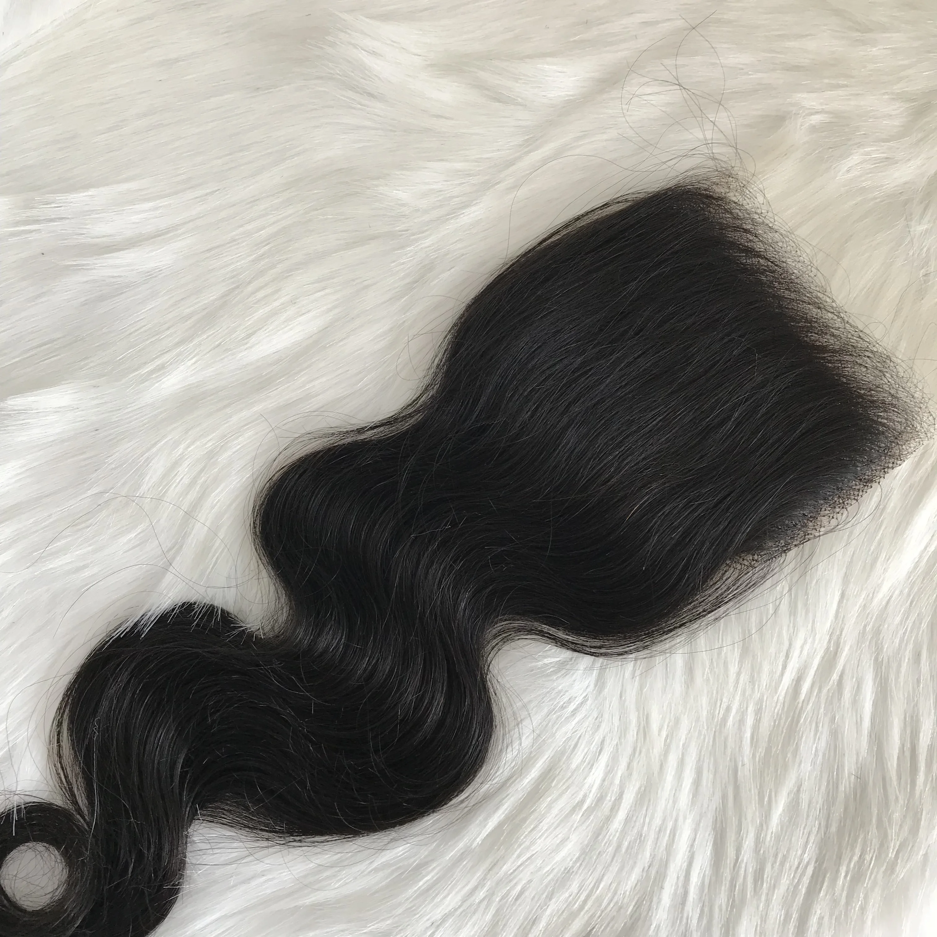 

HD Film Transparent Swiss Lace Frontal Thin HD Swiss Lace Closure With Natural Baby Hair