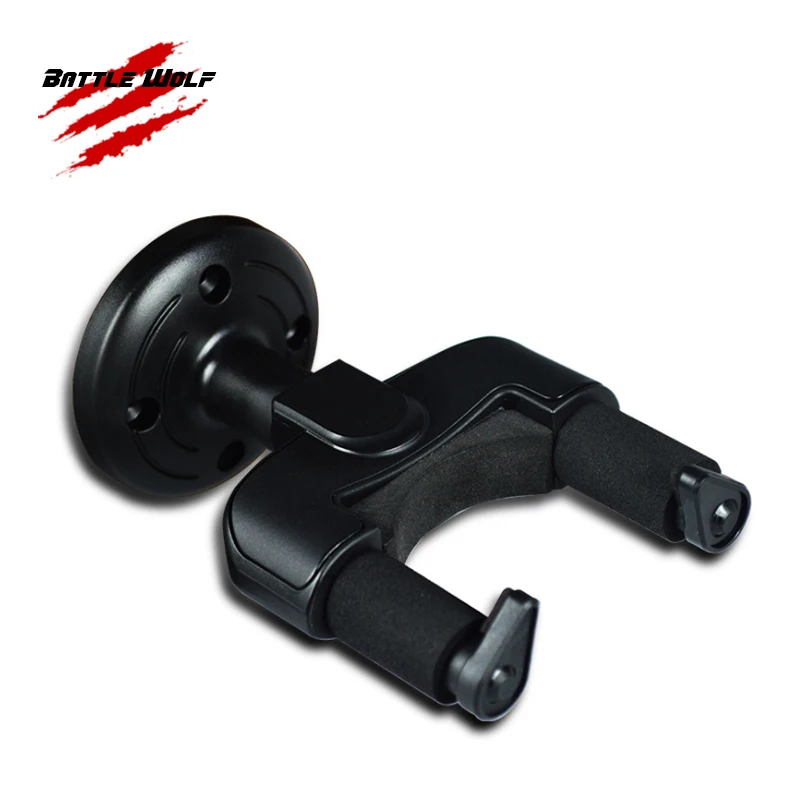 

High Quality and Strong Guitar Hook Wood Guitar Wall Hanger, Black